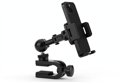 Golf Cart Phone Holder Mount (360-Degree Rotation)